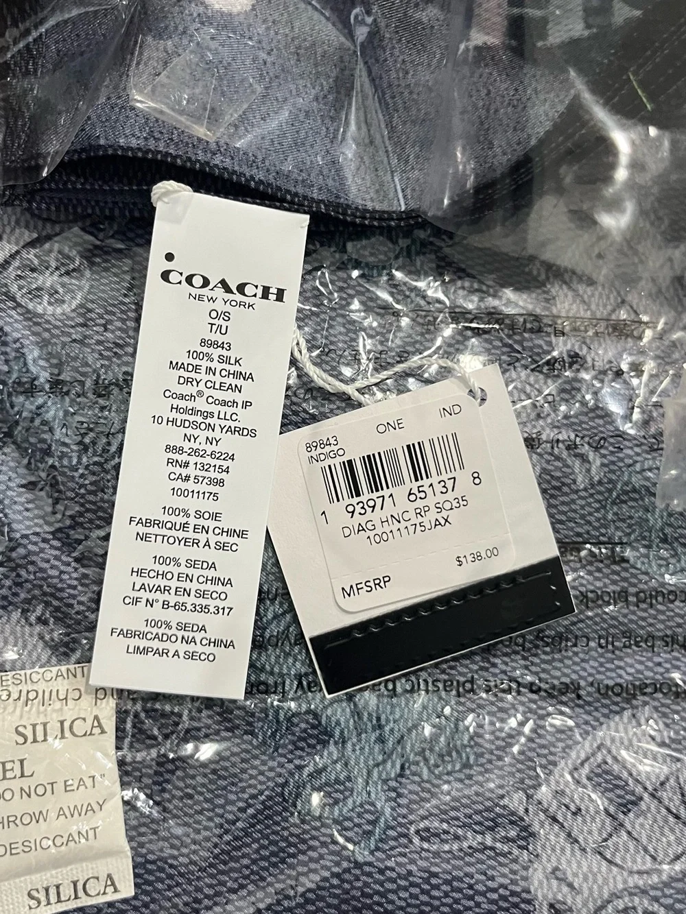 New Coach Horse and Carriage Silk Square scarf